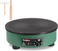 Krampouz Crêpière, réglable, 35 cm, Plaque en Fonte Usinée Diamètre 35 cm, CEBPA3AO-KR, 300 °C, 220-240 Volts et 2500 Watts, Réf CEBPA3AO-KR