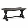 Table à manger en bois chêne et hêtre