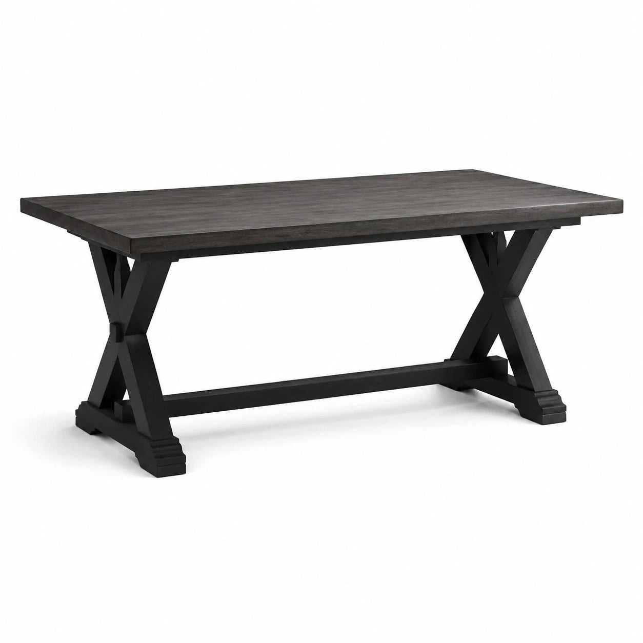 Table à manger en bois chêne et hêtre