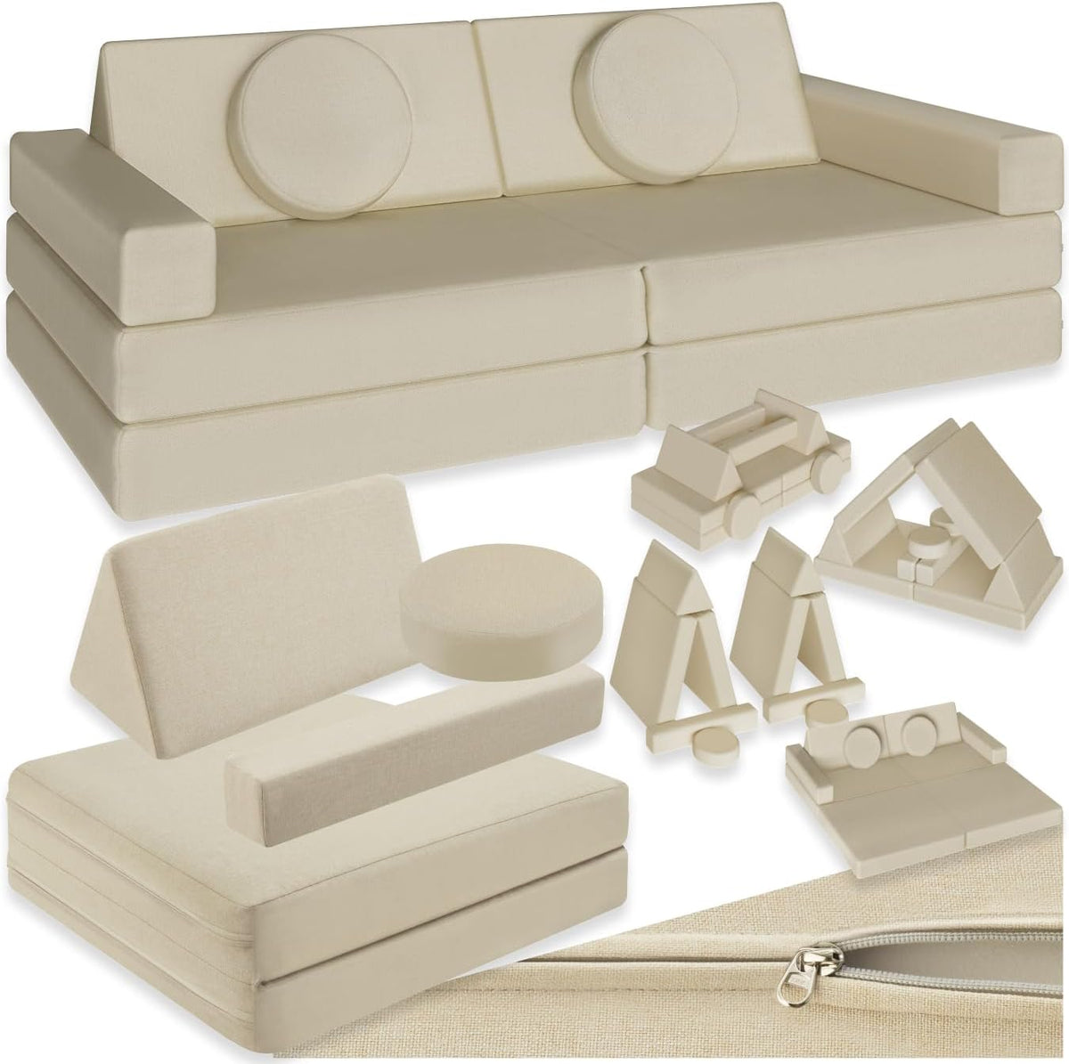 Canapé, pliable, tectake