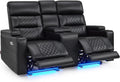 Fauteuil M MCombo, canapé 2 Places avec Fonction lit, 4 porte, Coussin d'assise en Mousse Pleine 35D 7705, réglable, éclairage LED
