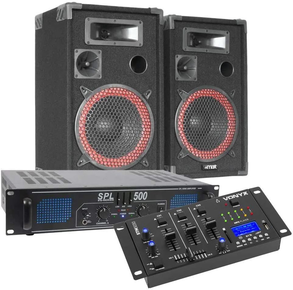 Table de mixage, 500W, VONYX, 250W, Enceinte 500W, SKYTEC Kit DJ Complet