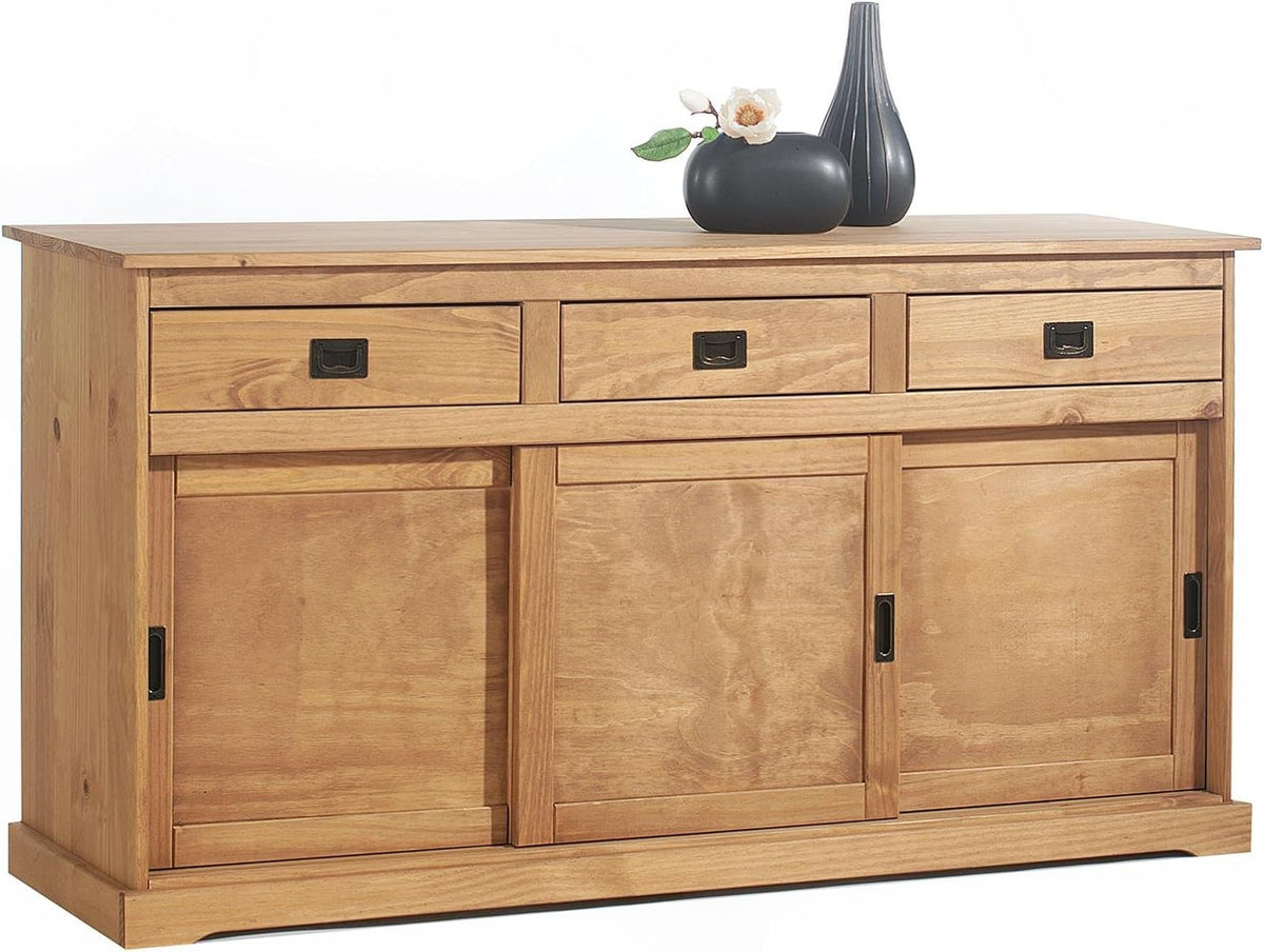 Commode, réglable, 160 × 84 × 45 cm, IDIMEX, 45, 5 × 11 × 33 cm, 41 × 11 × 33 cm, 151, 5 × 52 × 36 cm, 151, 5 × 33, 5 cm, 24 cm, 27, 5 cm, 3 tiroirs