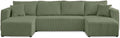 Canapé, 280 × 130 cm, Convertible avec Coffre, Bestmobilier, 35 × 57 × 90 cm, 35 × 70 × 135 cm, 65 × 75 × 150 cm, 37 cm, 7 Places