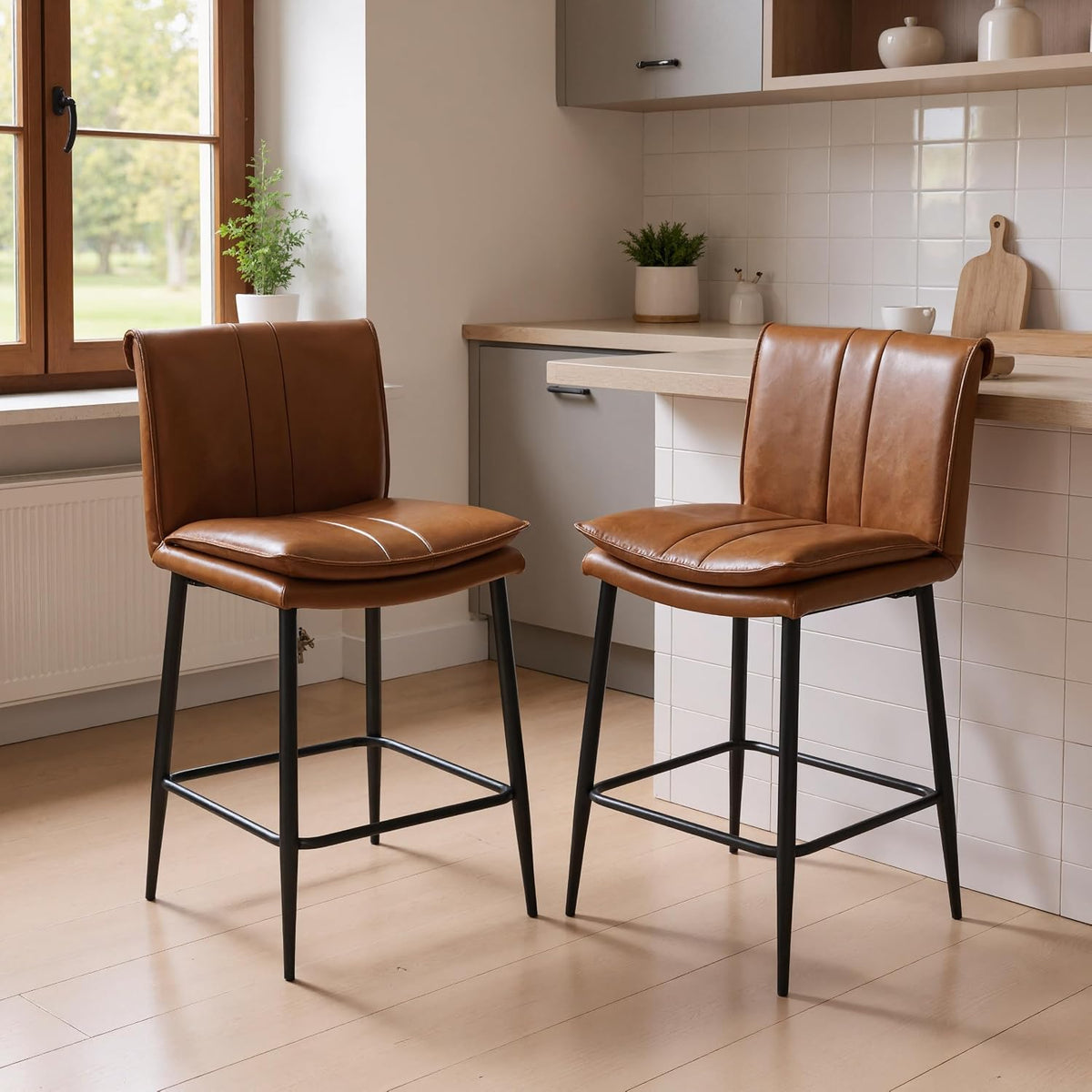 Tabouret, 42, 5 × 47 cm, chairus, 47, 5 × 36 cm, 96, 5 cm, 66, 5 cm, 21 cm, 9 cm, 3 cm, Marron