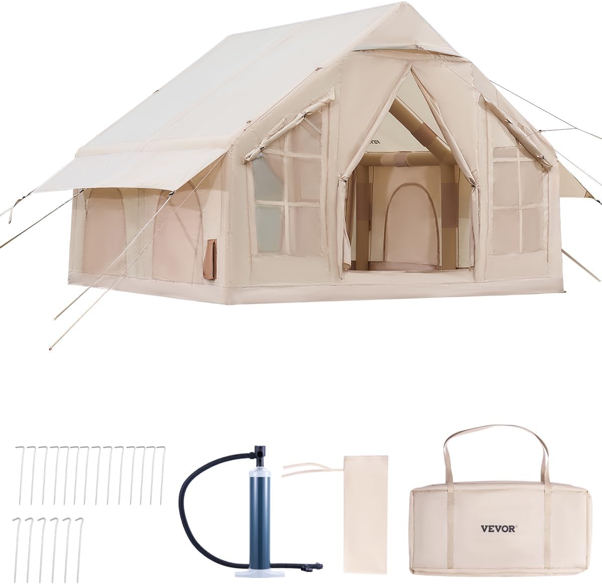 Tente, 300D, VEVOR, 3 × 3 × 2, 3 m, 2 portes, portable