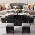 Table basse, pliable, VOWNER, Noir