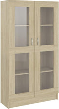 Bibliothèque, Chêne Sonoma Bois d'Ingénierie, Étagère de Salon Salle de Séjour Chambre Intérieur, Meuble de Rangement avec Compartiment, vidaXL