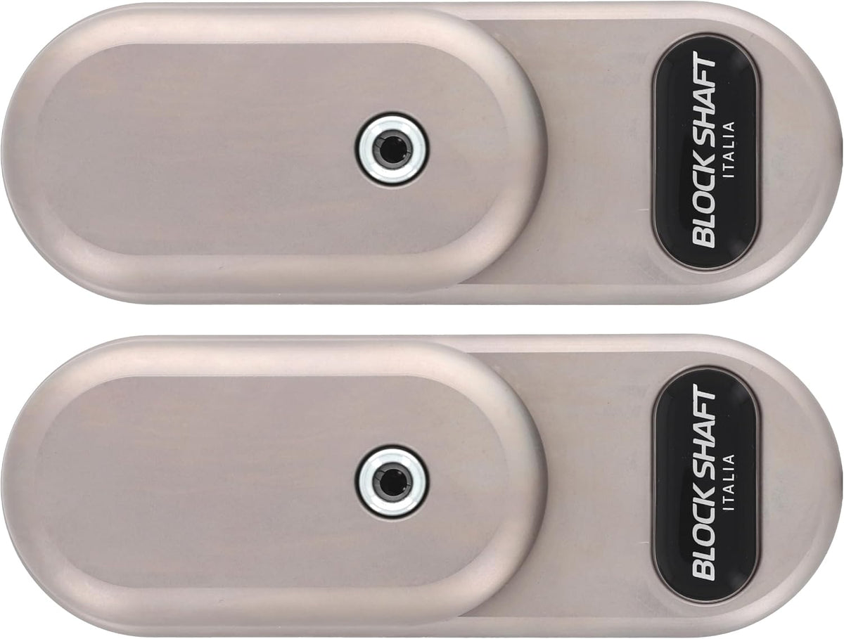 Arrêt de portes, acier inoxydable, Lot de 2 Serrures Antivols Haute Sécurité pour Véhicules Utilitaires, Block Shaft, Gatelock Double