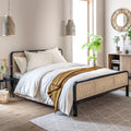 Lit, 208 cm, Terre de Nuit, 146 cm, 85 cm, 24 cm, LT17018