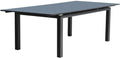 Table à manger, 77 cm, Table de Jardin Extensible Miami 240-300cm Gris Anthracite, Paris Prix, 1, 8 cm