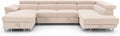 Canapé Bestmobilier, 24kg, réglable, 23kg, 7 Fonction, Baoji, Beige
