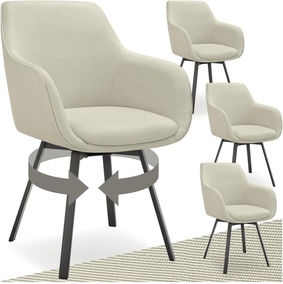 Chaise, tectake, coiffeuse, chambre, cuisine, salon