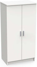 Range-chaussure, réglable, 2 portes, Demeyere, 6 étagères, Rangement de 21 Paires de Chaussures grâce à 6 Etagères Amovibles, Blanc