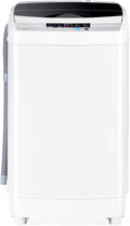 Lave-linge KOMFOTTEU, acier inoxydable, 4, 5 KG avec Pompe, 50 × 50 × 85 cm, 8 niveaux, 310W, 10 Programmes, éclairage LED, réglable
