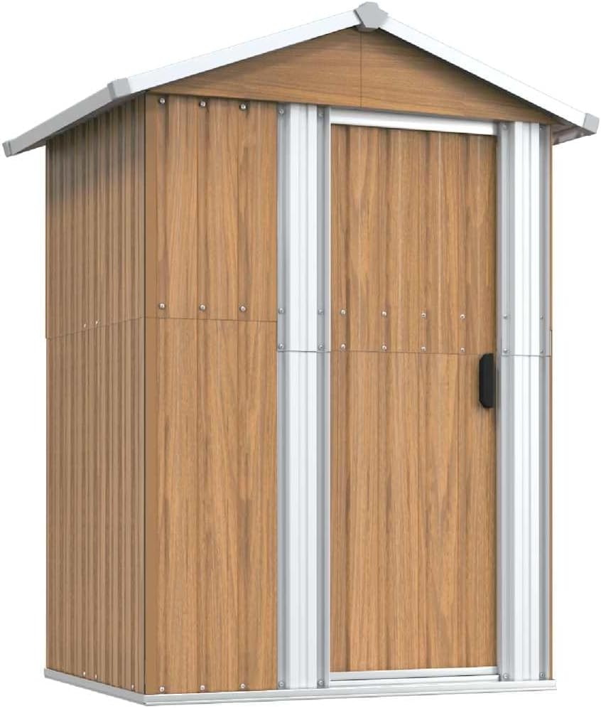 vidaXL Abri de jardin, 126 × 97, 5 × 177 cm