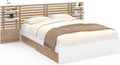 Lit IDMarket, 140 × 190 cm, 95 × 60 × 23 cm, 240 cm, 100 cm, 30 cm, 62 cm, chevets