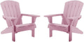 Chaise, Lot de 2, Fauteuil de Jardin Adirondack, Keter, Rose