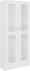 vidaXL Bibliothèque, Étagère de Salon Salle de Séjour Chambre Intérieur, 82, 5 × 30, 5 × 185 cm, Meuble de Rangement avec Compartiment