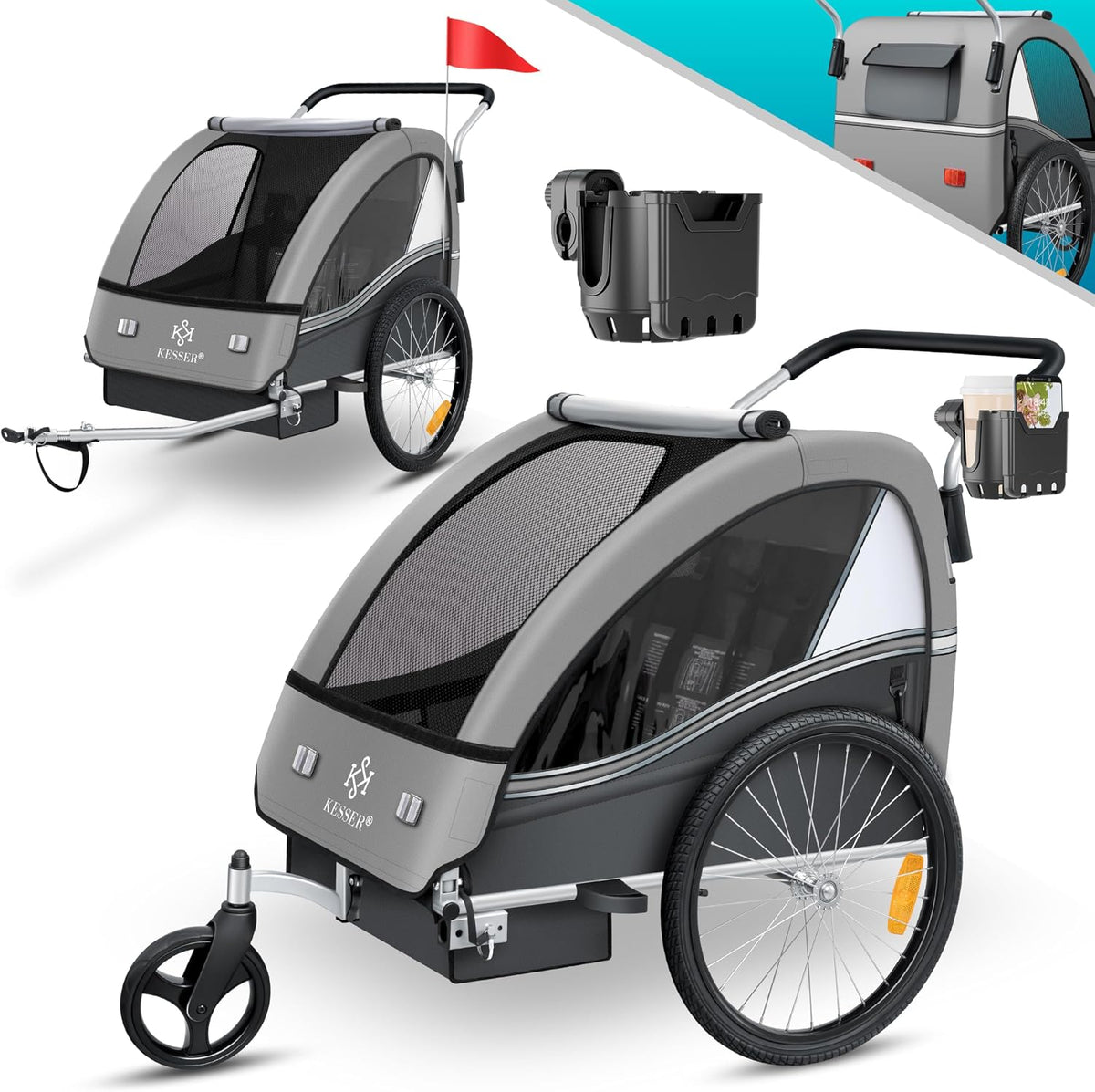 KESSER Vélo, 2en1