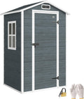 Abri de jardin, 128 × 104 cm, Outsunny, 108 × 84 cm, 128 × 104 × 196cm