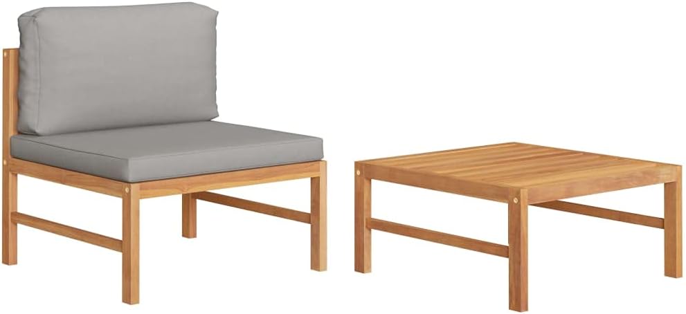 YITHOPI Salon de jardin, 63 × 66 × 60 cm, 62, 5 × 62, 5 cm, 62, 5 × 62, 5 × 30 cm, 31 cm