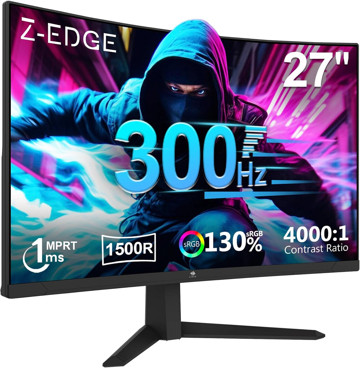Écran PC, 1500R, Z Z-Edge, 300Hz, 300 Hz