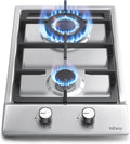 Plaque de cuisson IsEasy, Plaque Gaz 2 Feux Inox, 3 300 W, 1 000 W, 31 cm, 51 cm, 5, 5 cm, 26, 5 cm, 47, 5 cm, 30cm, 4300W, Table de Cuisson 30cm