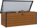 IDMarket Coffre de jardin, 63 cm, 2 v, 600 L, 165 cm, 70 cm, 600L