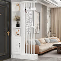 Paravent, 100 × 30 × 205 cm, blanc, pose libre