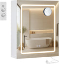 Armoire, éclairage LED, VASAGLE, réglable, Multiprise