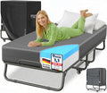 Lit, 200 × 90 cm, pliable, KESSER, 250 kg, 7 cm, 3 cm, Charge maximale: 250 kg, 30 °C
