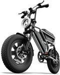 URLIFE VTT, éclairage LED, 3.0 V, Autonomie de 110 KM pour Adultes, 250 W, 48 V, 13 Ah, 16 pouces, 16' x 3.0 Vélo Électrique