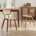 Chaise, 40 × 37 cm, chairus, 44 × 40 cm, 79 cm, 45, 5 cm, 3 cm, 2PCS, Dossier Rotin, Beige