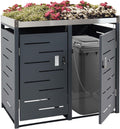 Abri pour poubelles, 80l, Mendler, 120l, 0, 8mm, 150kg