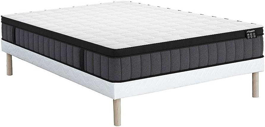 Matelas, 160 × 200 cm, Vente-unique, 25 cm, 25cm, 7 Zones, TOLCA de YSMÉE