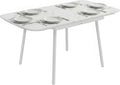 Table à manger Outsunny 140x80x75cm, 140 × 80 cm, réglable, 140 × 80 × 75cm, 140l