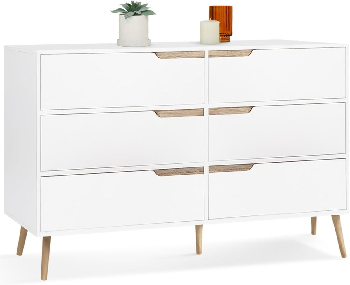 Commode, IDMarket, 50 × 33 × 15 cm, 115 × 40 cm, 80 cm, 17 cm, 15.5 cm, 6 tiroirs, 15.5cm, 115 cm
