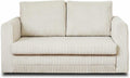 Canapé Lisa Design, Marilia, Convertible déplimousse, en Velours côtelé, Beige