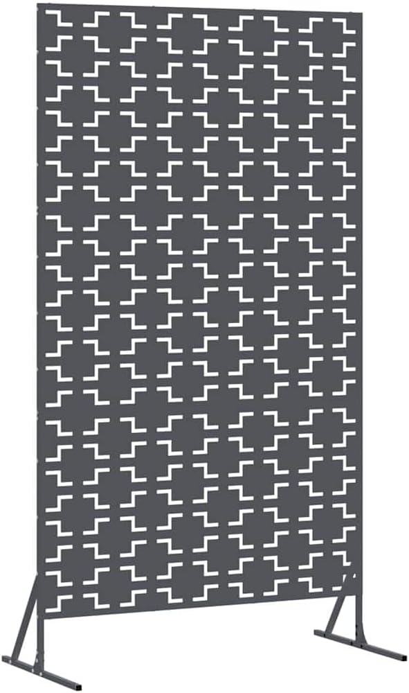 QJBSAVVA Clôture décoratives, Paravent de Jardin Extérieur en Acier Robuste, 100 × 50 × 180 cm, pose libre, Cour et Balcon