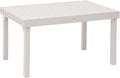 Table à manger HESPERIDE, 270 cm, Aluminium Traité Epoxy Antirouille, Table de Jardin Extensible Piazza Argile, 10 Places