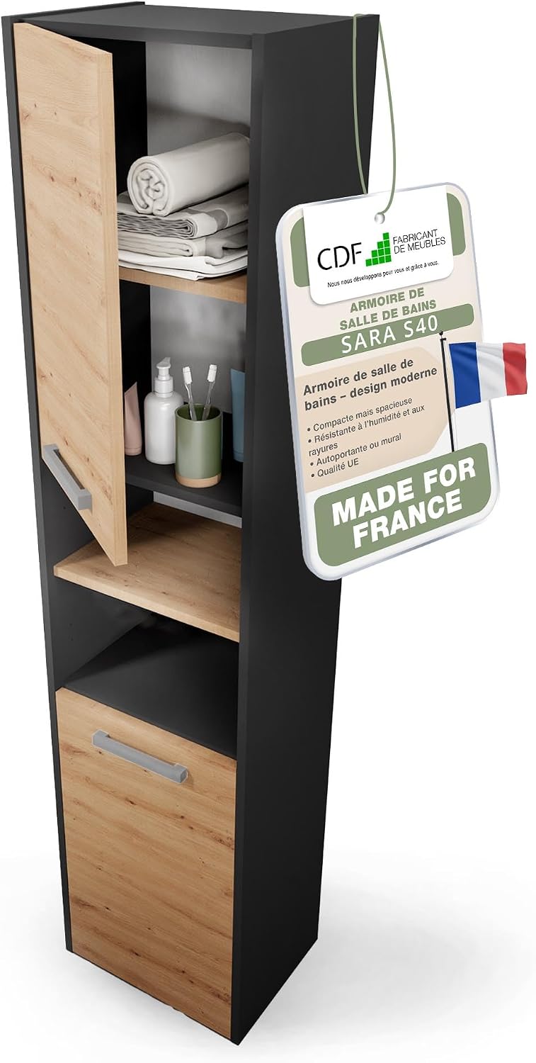 CDF Meuble colonnes, 30 × 30 × 170 cm