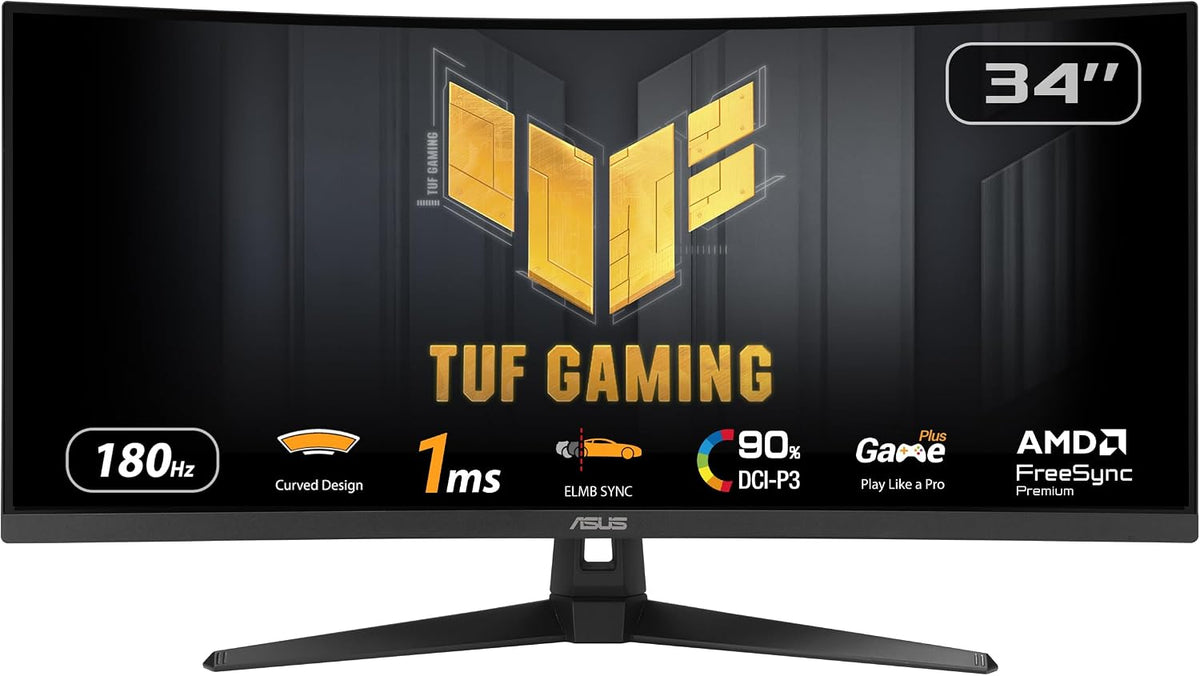 ASUS Écran PC, 34 Pouces, VG34VQ3B 1440p, 180Hz, 180 Hz