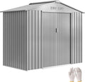 Outsunny Abri de jardin, 213 × 130 × 185 cm, 0, 25 mm