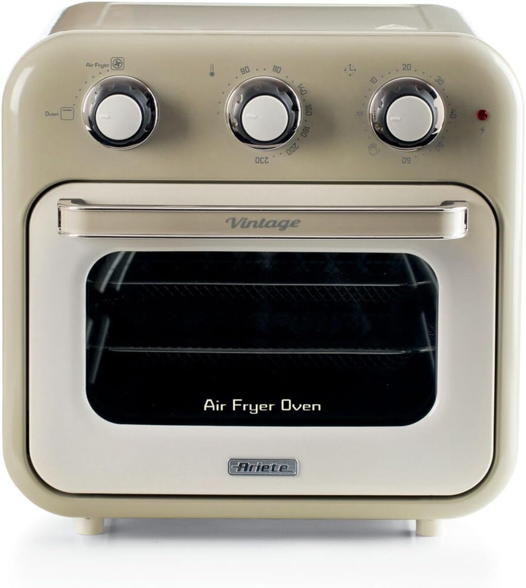 Friteuse sans huile, 16 L, acier inoxydable, Ariete, Capacité 16 L, 2en1, 1400W, 230 °C, 3 paniers, 4632 Friteuse et Four 2en1, minuterie