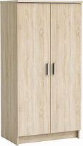 Demeyere Range-chaussure, réglable, 29 cm, 2 portes, 6 étagères, Rangement de 21 Paires de Chaussures grâce à 6 Etagères Amovibles