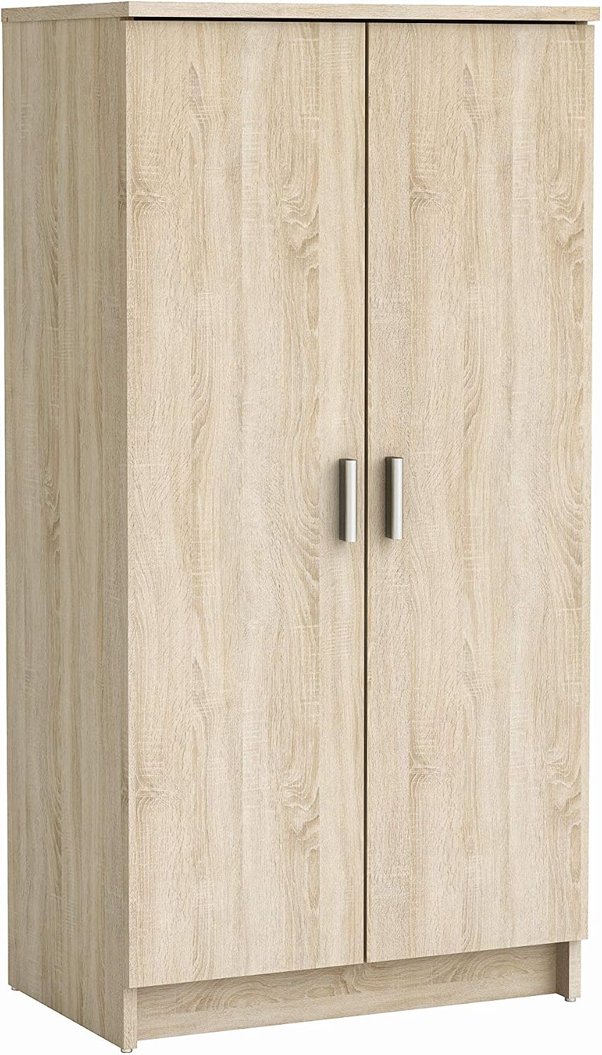 Demeyere Range-chaussure, réglable, 29 cm, 2 portes, 6 étagères, Rangement de 21 Paires de Chaussures grâce à 6 Etagères Amovibles