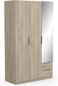 Armoire Demeyere, 119, 4 × 51, 1 × 203 cm, 15 mm, 39, 05 cm, 49, 6 cm, 75 cm, 10, 6 cm, 3 Portes, 2 Tiroirs, 2kg, 8kg, 19kg, 4 étagères