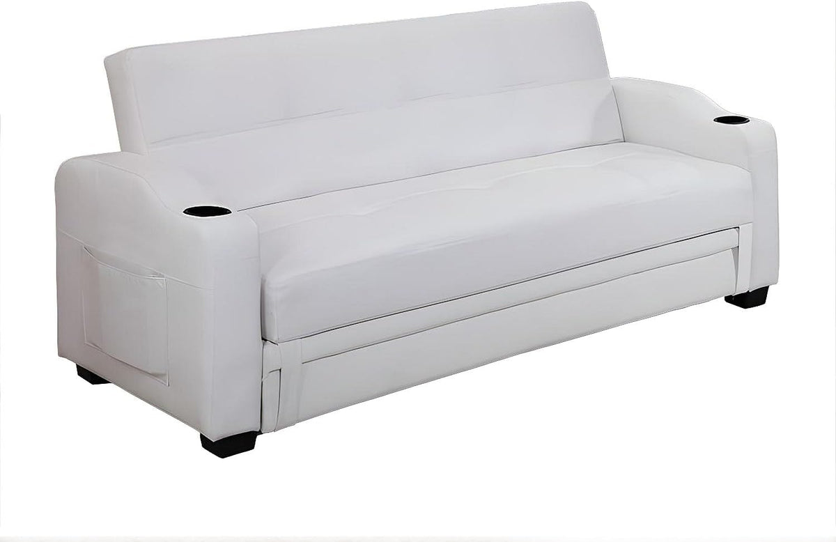 Canapé, 45 cm, télécommande, Vente-unique, 52 cm, 3 Places, 80kg, 18kg, 60kg, Blanc