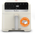 Moulinex Friteuse sans huile, 7.5 L, 8 programmes, Blanc, commande tactile